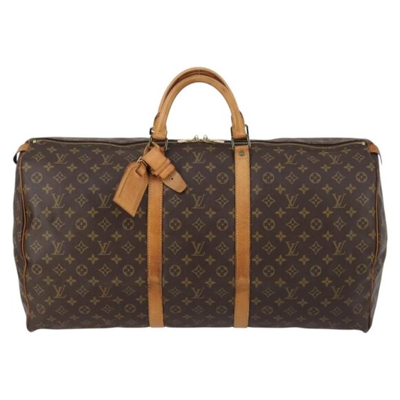 LOUIS VUITTON Monogram Keepall 60 Boston Bag Vintage - Picture 11 of 16
